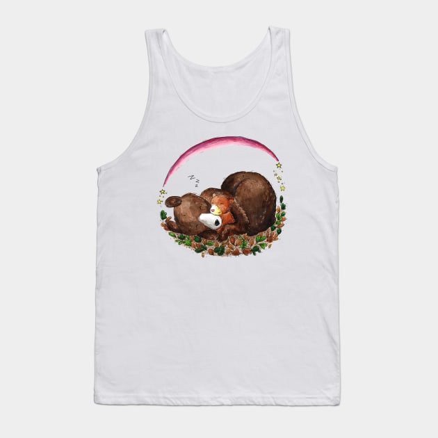 Cosy Dreams Tank Top by Vicky Kuhn Illustration